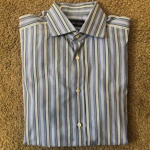 Ralph Lauren Purple Label Dress Shirt Size 15 1/2